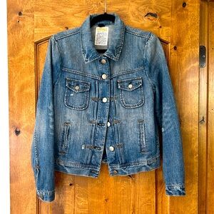 J.Crew Distressed Denim Jacket